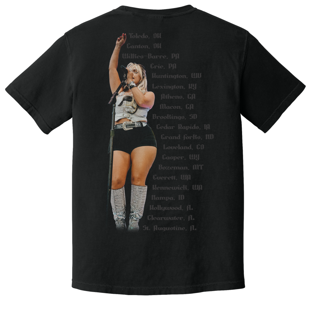 2025 Live Black Tour Tee