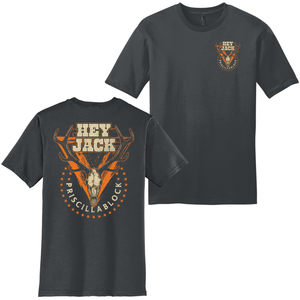 Charcoal Hey Jack Tee