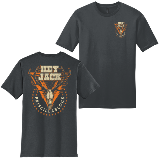 Charcoal Hey Jack Tee