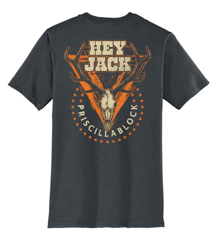 Charcoal Hey Jack Tee – Priscilla Block